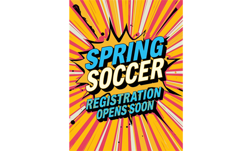 Spring 26 Soccer Registration Opens Soon