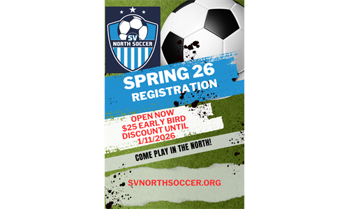 Spring Soccer Registration Open